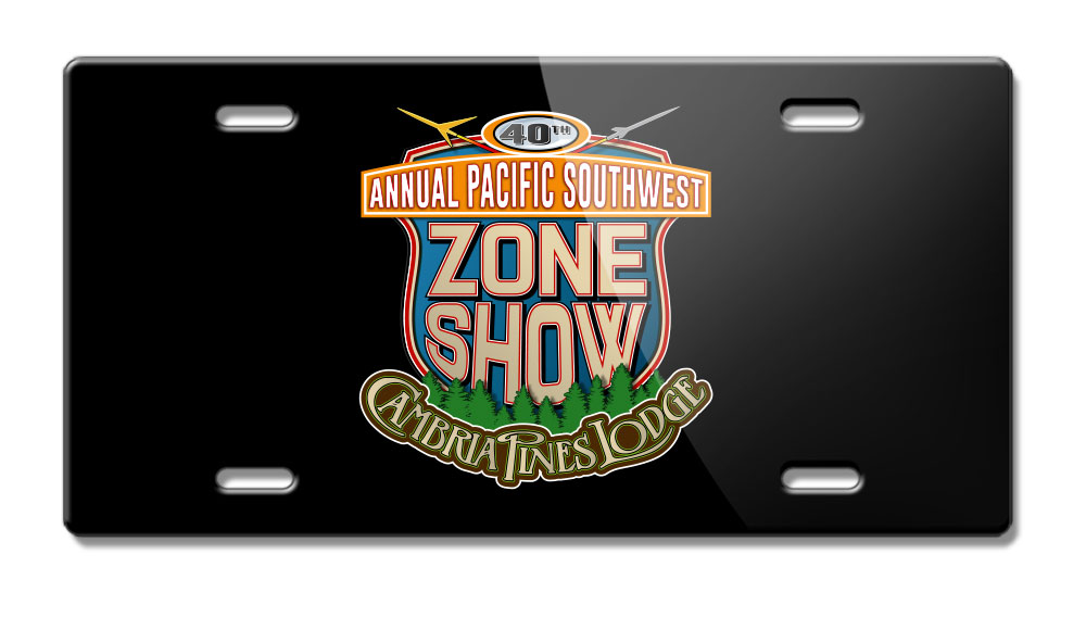 40th 2026 Zone Show License Plate - Image 3
