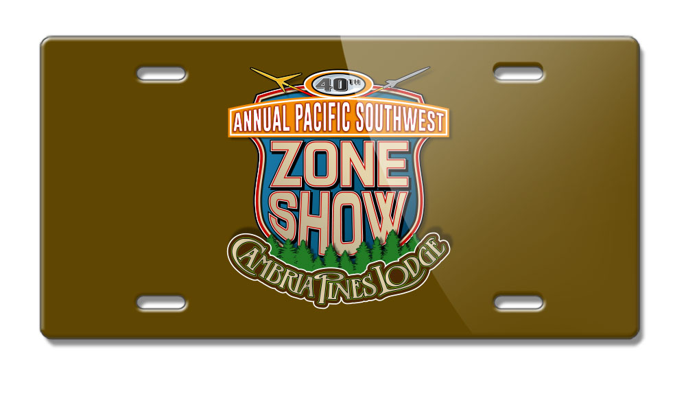 40th 2026 Zone Show License Plate - Image 5