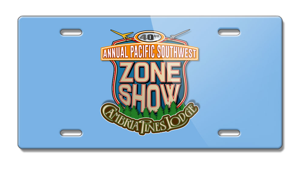 40th 2026 Zone Show License Plate - Image 2