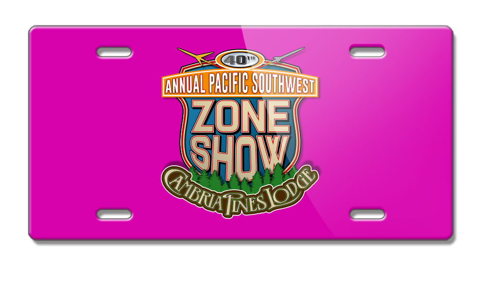 40th 2026 Zone Show License Plate - Image 8
