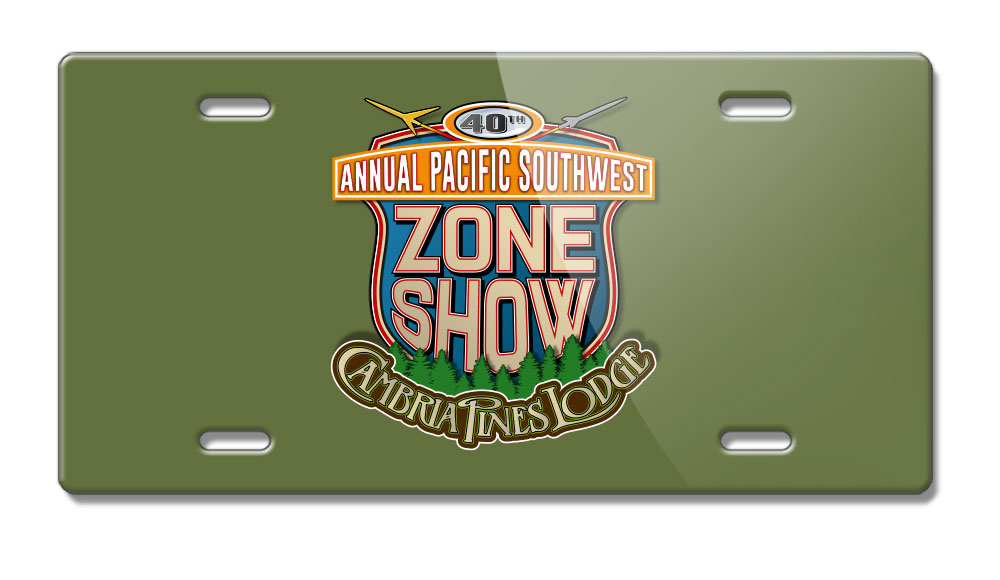 40th 2026 Zone Show License Plate - Image 11