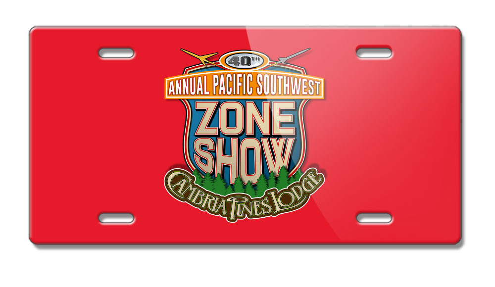 40th 2026 Zone Show License Plate - Image 14