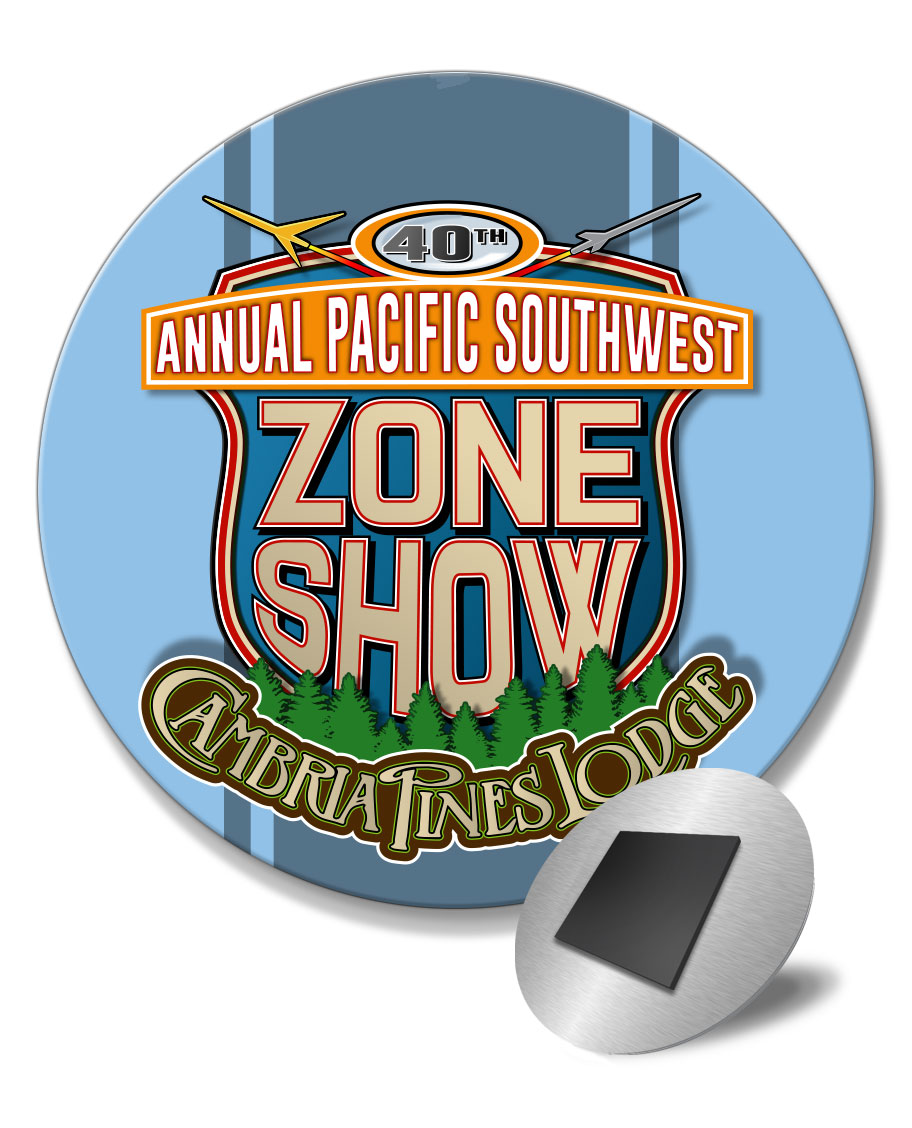 40th 2026 Zone Show Fridge Magnet