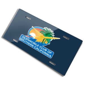 #1 Official Oldsmobile Club of Southern California License Plate