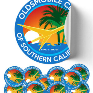 #1 Official Oldsmobile Cub of Southern California Set of 10 Stickers