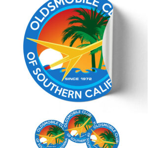 #1 Official Oldsmobile Cub of Southern California Set of 3 Stickers